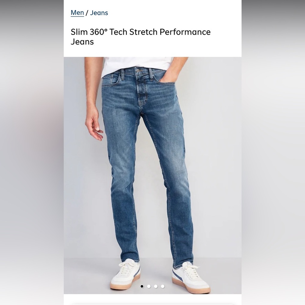 Old Navy Men's Denim Jeans in Classic Blue